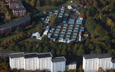 Obozy dla uchodźców są już stałym elementem niemieckiego krajobrazu. Na zdjęciu Hamburg