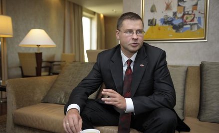 Obecny premier Łotwy Valdis Dombrovskis