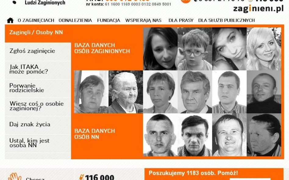 Mapa zaginionych wskaże trop