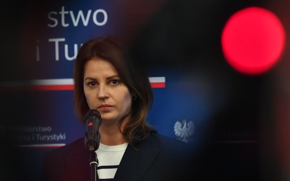 Minister sportu i turystyki Danuta Dmowska-Andrzejuk