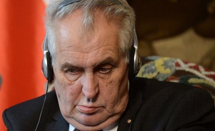 Prezydent Czech Miloš Zeman handluje Krymem