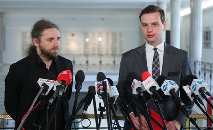 Dobromir Sośnierz (z lewej) i Jakub Kulesza