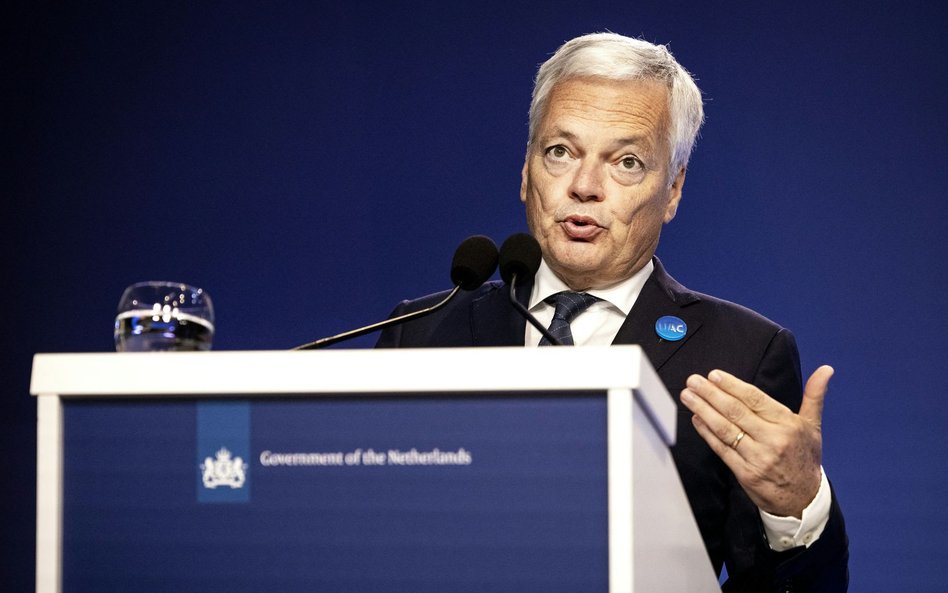 Unijny komisarz ds. sprawiedliwości Didier Reynders