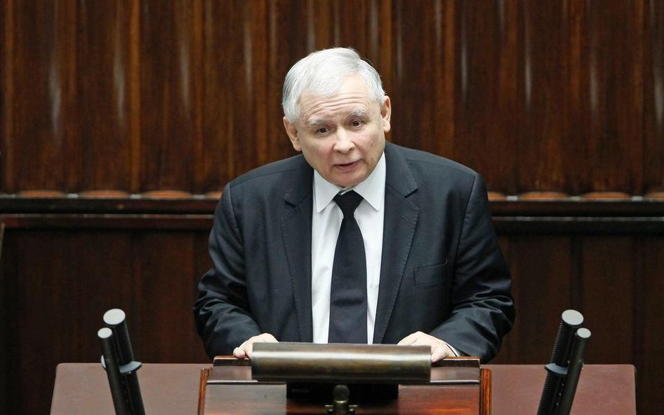 Prezes PiS Jarosław Kaczyński