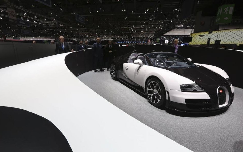 Bugatti Veyron Grand Sport Vitesse na targach w Genewie