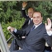 Władimir Putin i Silvio Berlusconi - Villa Certosa w Porto Rotondona Sardynii