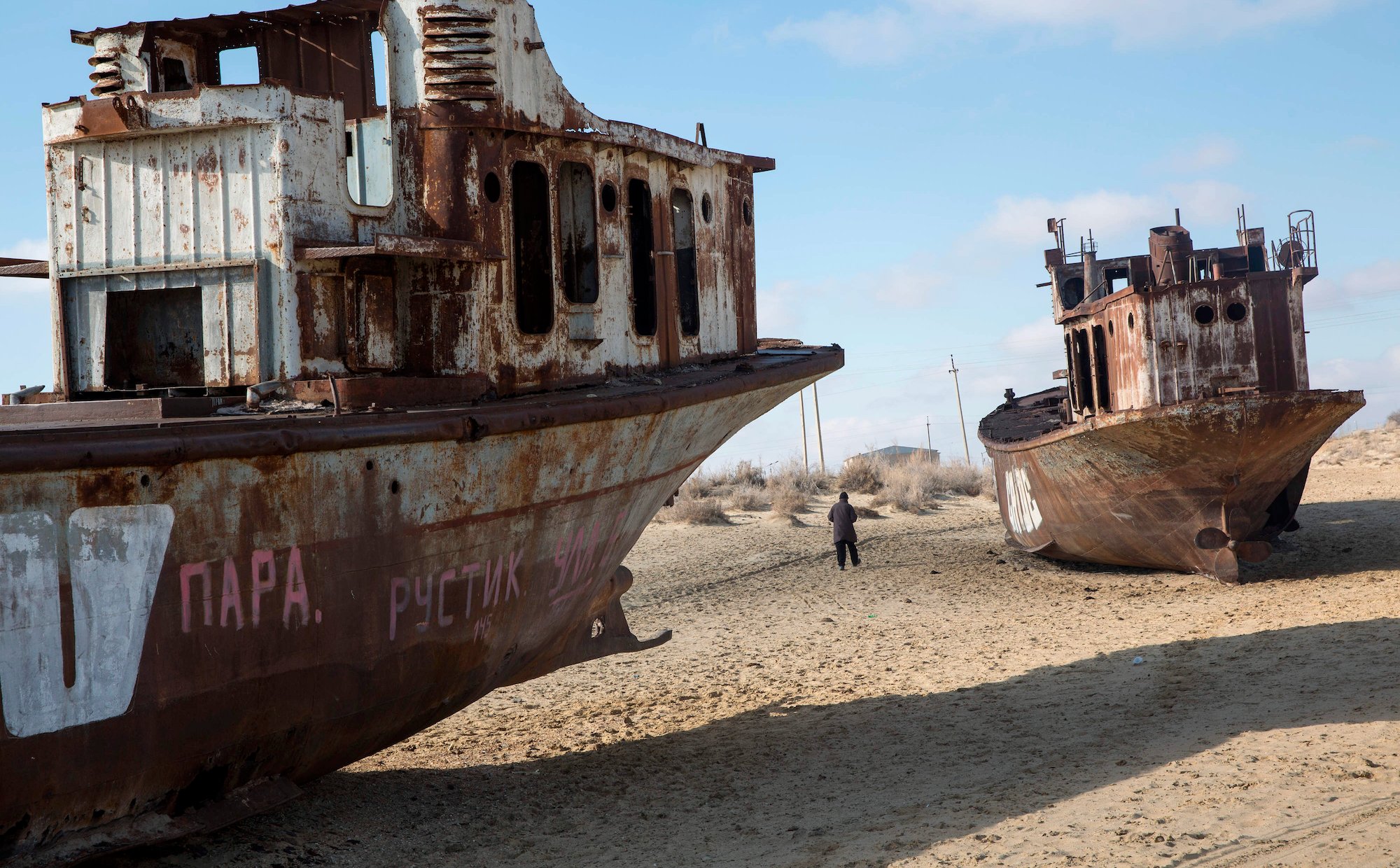 Morze Aralskie się odradza. Eksperci z Kazachstanu: Poziom wody w górę