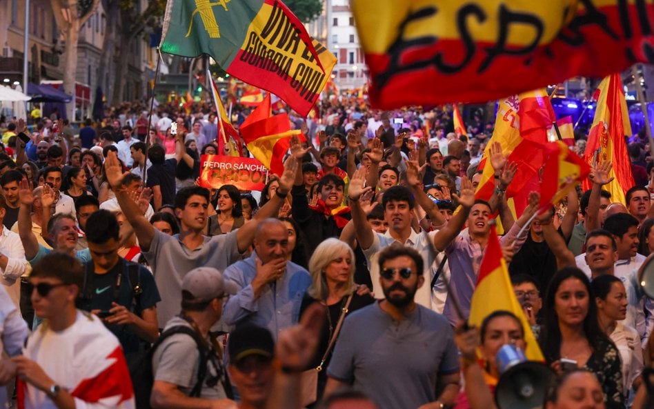 W Madrycie doszło niedawno do dużych demonstracji wymierzonych w premiera Pedro Sáncheza