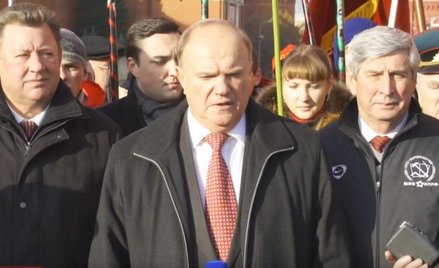 Lider rosyjskich komunistów Giennadij Ziuganow