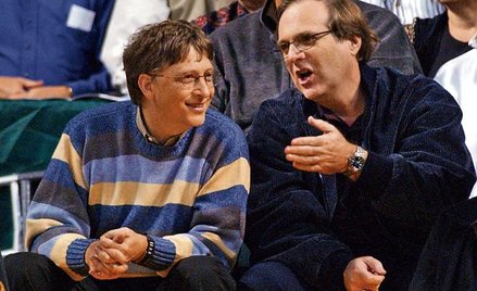 Bill Gates i Paul Allen w 2003 roku / fot: Elaine Thompson