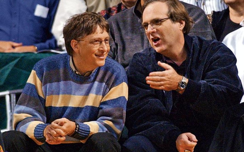 Bill Gates i Paul Allen w 2003 roku / fot: Elaine Thompson