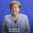 Angela Merkel na nagraniu z końca kwarantanny