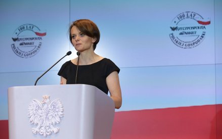 Jadwiga Emilewicz, minister przedsiębiorczości i technologii.
