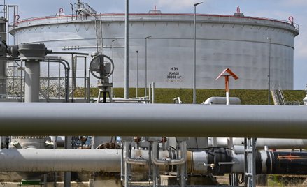 Rafineria w niemieckim mieście Schwedt