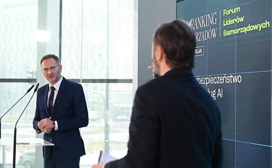 Rafał Rosiński, podsekretarz stanu w Ministerstwie Cyfryzacji, był jednym z gości Forum Liderów Samo