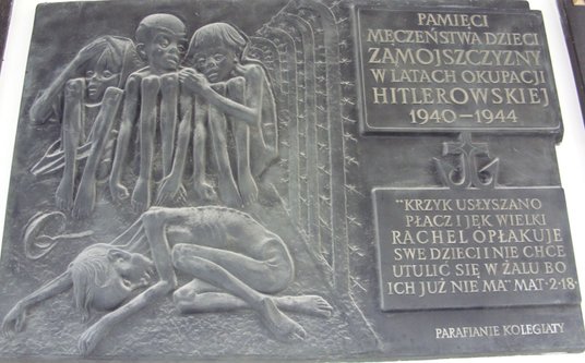 Upamiętnienie ofiar obozu przesiedleńczego w Zamościu – Dzieci Zamojszczyzny