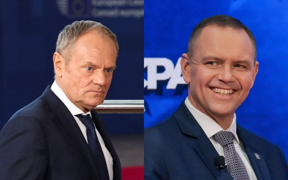 Premier Donald Tusk i prezydent Karol Nawrocki
