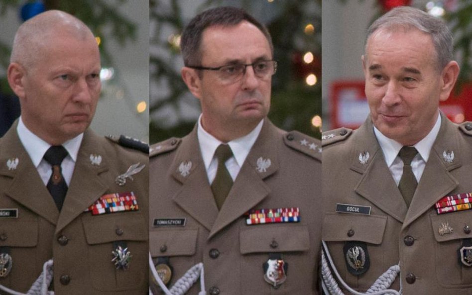 Od lewej: Gen. Mirosław Różański Dowódca Generalny RSZ; Gen. Marek Tomaszycki, były dowódca operacyj