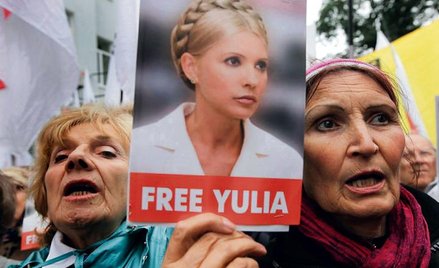 Zwolennicy Julii Tymoszenko żądali wczoraj jej uwolnienia przed sądem w Kijowie
