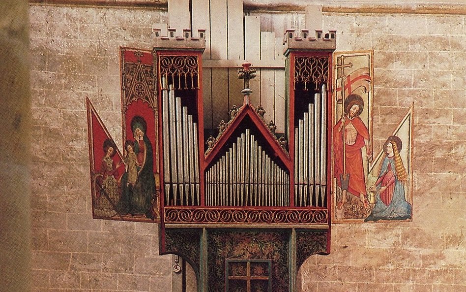 Najstarsze działające i niemal niezmienione organy – z 1435 r.; bazylika Valère (Sion w Szwajcarii)