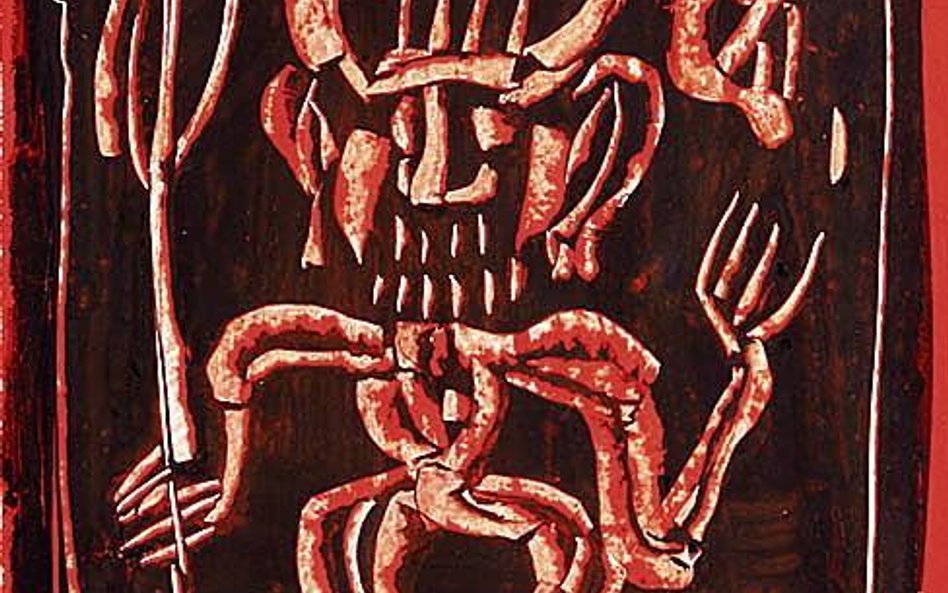Roman Opałka, „Mefisto”, papier, 28 x 23 cm