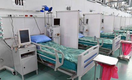 Tymczasowy szpital na Okęciu gotowy do przyjęcia pacjentów