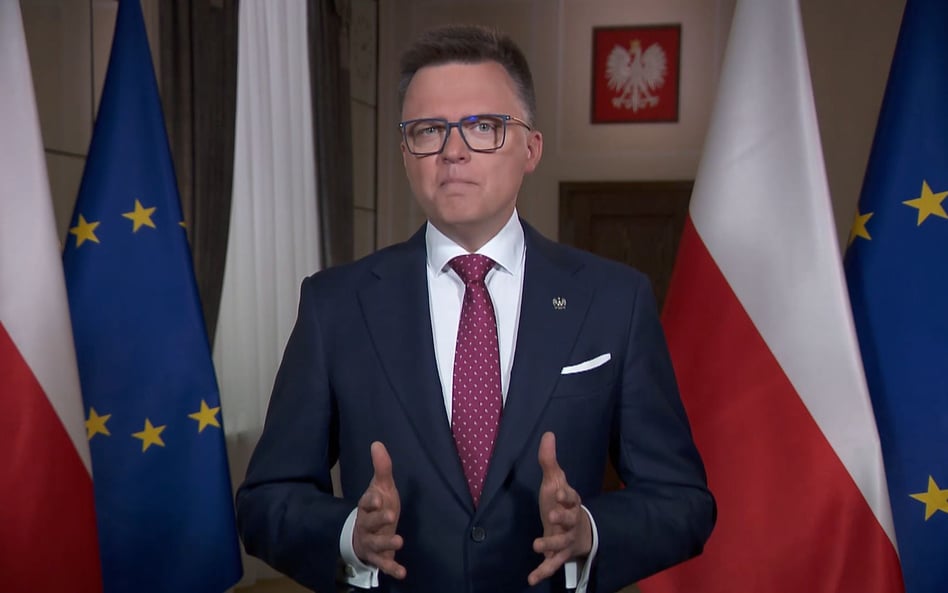 Marszałek Sejmu Szymon Hołownia