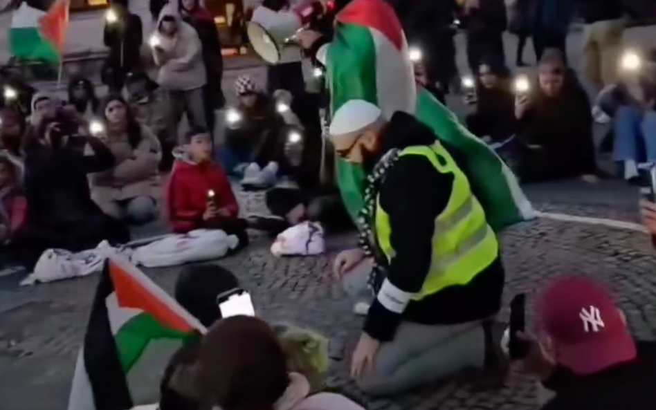 Propalestyńska demonstracja w Monachium