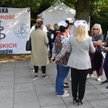 Medycy protestujący w Warszawie