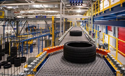 Fabryka, w której opony produkuje się cztery razy szybciej