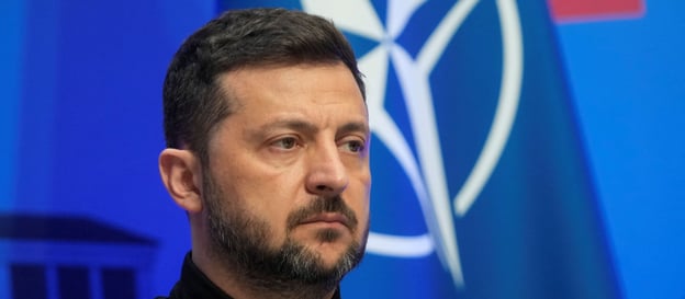 Prezydent Ukrainy Wołodymyr Zełenski