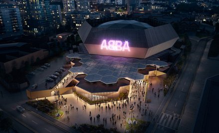 Drewniana hala na 3 tysiące osób – w takim obiekcie odbywać się będą wirtualne koncerty grupy ABBA.