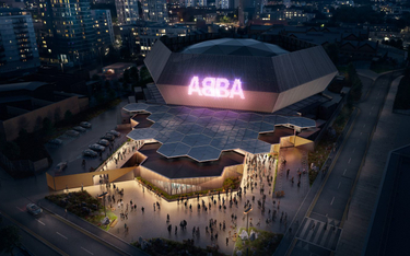 Drewniana hala na 3 tysiące osób – w takim obiekcie odbywać się będą wirtualne koncerty grupy ABBA.