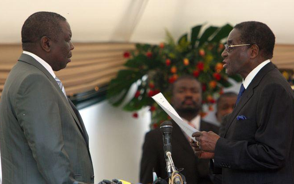 Morgan Tsvangirai i Robert Mugabe