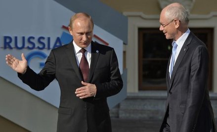 5 września. Szczyt G20 w Sankt Petersburgu. Wylewne powitanie przewodniczącego Rady Europejskiej – H
