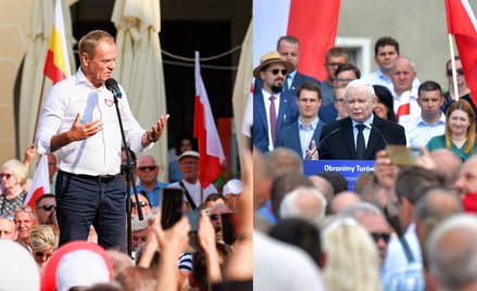 Donald Tusk i Jarosław Kaczyński