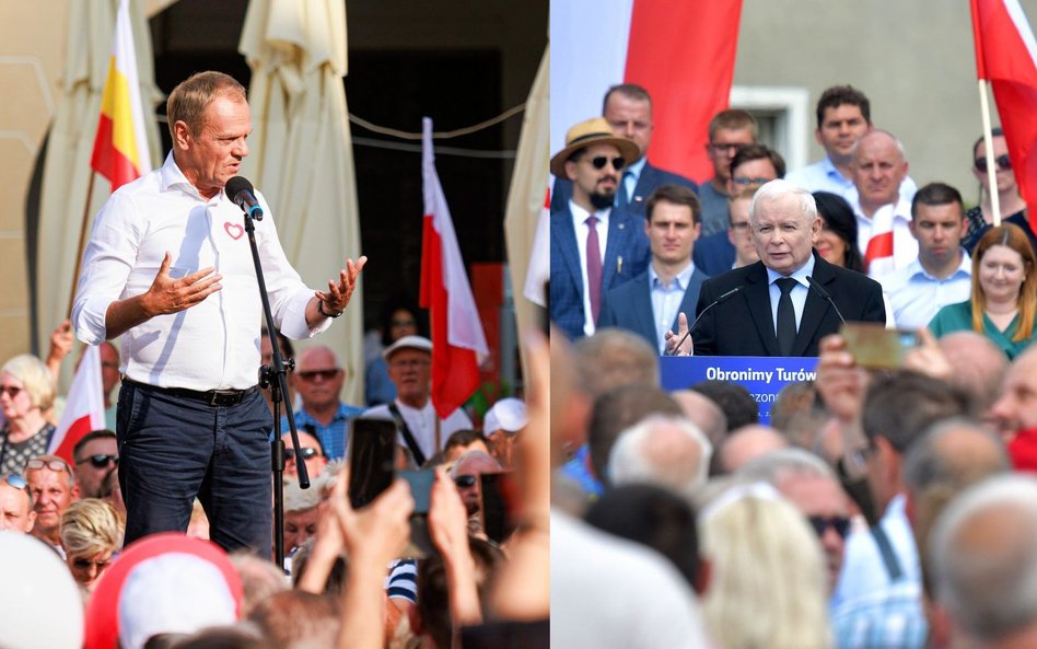 Donald Tusk i Jarosław Kaczyński