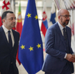 Premier Irakli Garibaszwili i Charles Michel