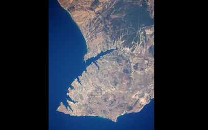 Zdjęcie satelitarne Sewastopola i jego okolic
