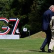 Prezydent USA Donald Trump i premier Włoch Giorgia Meloni podczas szczytu G7 w Évian-les-Bains we Fr