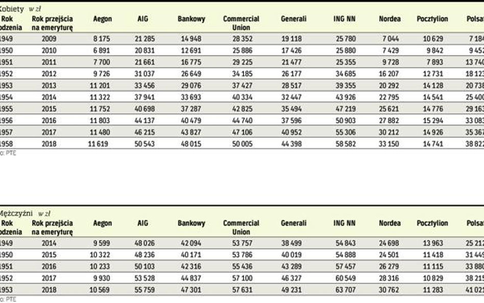 Paniom wystarczy najwyżej na drobne wydatki