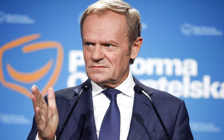 Donald Tusk, p.o. przewodniczącego PO od 3 lipca.