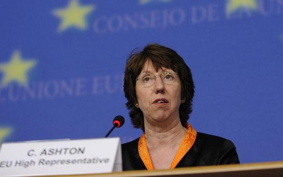 Szefowa unijnej dyplomacji Catherine Ashton