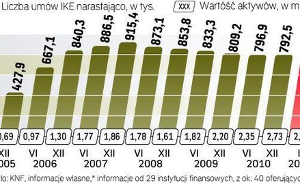 Liczba osób posiadających IKE zaczęła znów rosnąć w tym roku