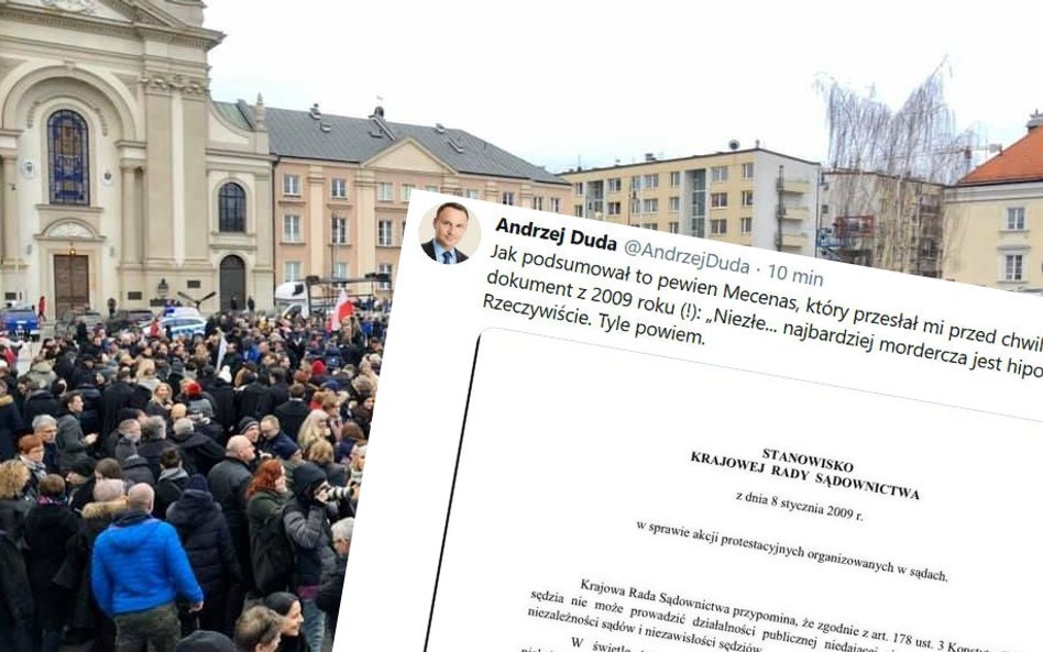 Andrzej Duda skomentował Marsz Tysiąca Tóg. "Najbardziej mordercza jest hipokryzja"