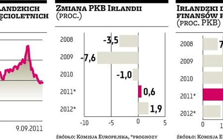 Inwestorzy nagradzają Irlandię za reformy