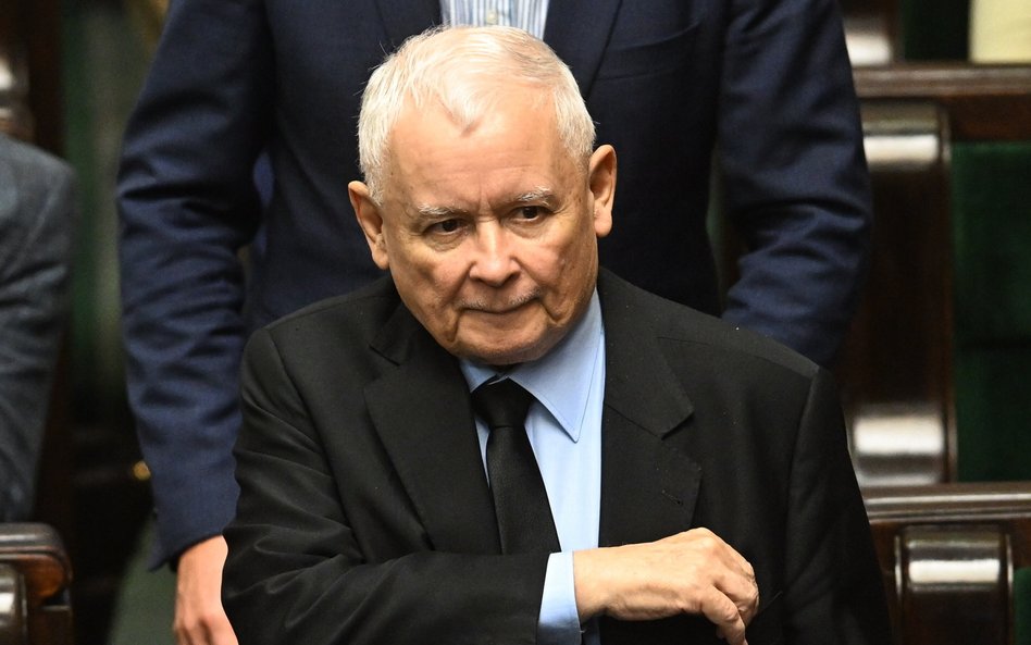 Prezes PiS Jarosław Kaczyński