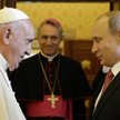 Prezydent Rosji Władimir Putin podczas audiencji u papieża Franciszka
