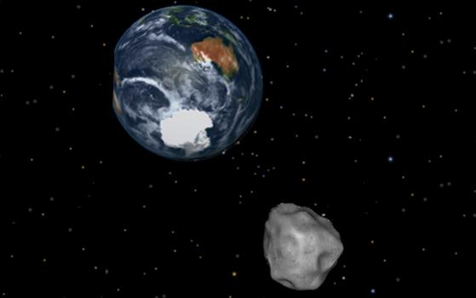 Asteroida 2000 EM26, przeleci obok naszej planety ok. 7,4 razy dalej niż Księżyc.