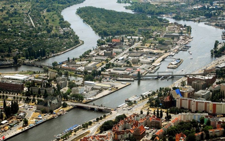 Szczecin: Mapa Odry dla turystów